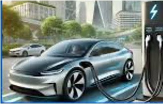 Electric vehicle charging at a charging station